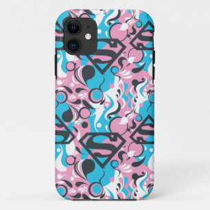 De Plons van de Kleur van Supergirl wervelt iPhone 11 Hoesje