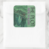 DE PLOT INDICA KUSH VIERKANTE STICKER (Tas)