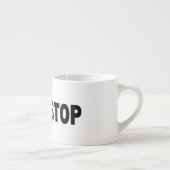 De Plotselinge Herijking | Harde Stop Espresso Kop (Rechts)