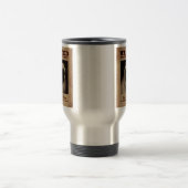 De Plucky Pug Travel Mug Reisbeker (Center)