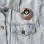 De pluizige Button van de Wolf (In situ)