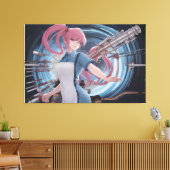 De Plumber (Anime) Canvas Afdruk (Insitu (Woonkamer))