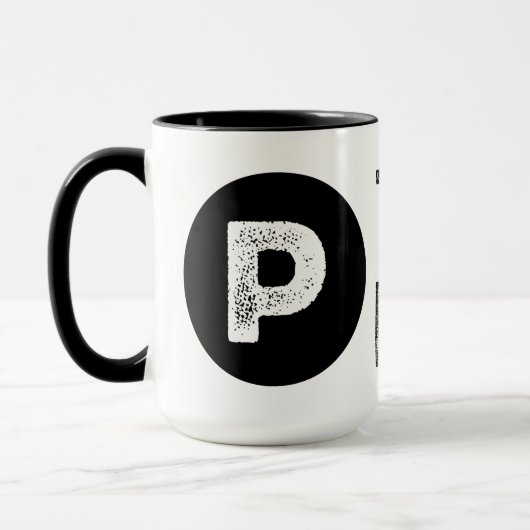De podleven 15 oz Dual Tone-mok van cHoIcE! Mok (Links)