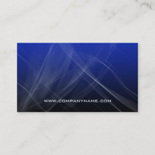 De pointe bleu de carte de visite abstrait