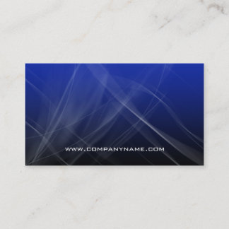 De pointe bleu de carte de visite abstrait