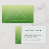 De pointe moderne de carte de visite abstrait (Devant / Derrière)