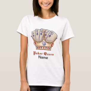 De Poker Queen T-shirt op maat