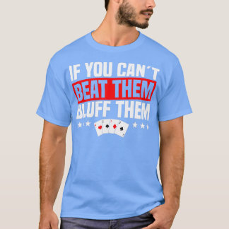 de pokerspeler texas laat hem zien dat casino poke t-shirt