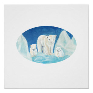 De Polar Beer Family & Me Perfect Poster