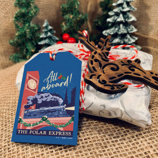 De Polar Express - Alles aan boord! Cadeaulabel