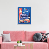 De Polar Express - Alles aan boord! Canvas Afdruk (Insitu (Woonkamer))