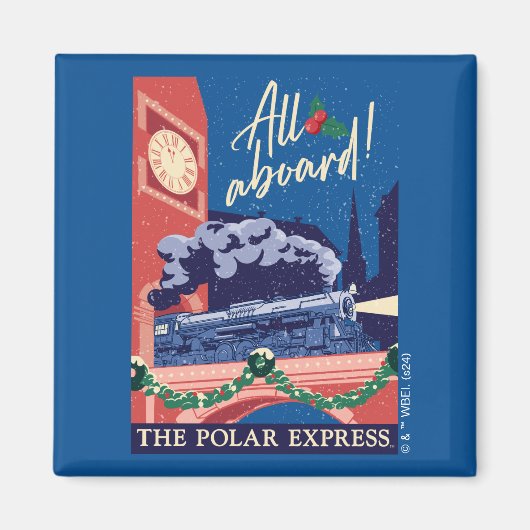 De Polar Express - Alles aan boord! Magneet (Voorkant)