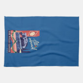 De Polar Express - Alles aan boord! Theedoek (Horizontaal)