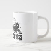 De Polar Express - Geloof |  grafisch Extra Grote Beker (Rechts)