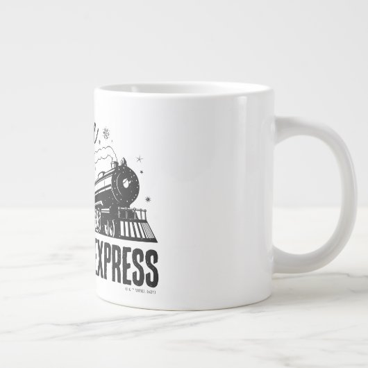 De Polar Express - Geloof |  grafisch Extra Grote Beker (Rechts)