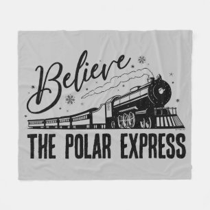 De Polar Express - Geloof grafisch Fleece Deken