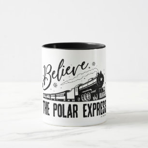De Polar Express - Geloof    grafisch Mok
