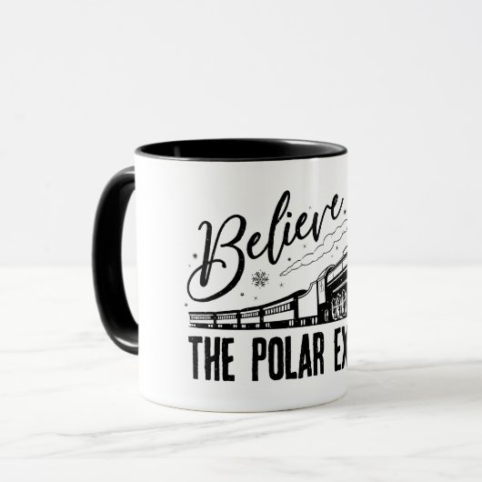 De Polar Express - Geloof |  grafisch Mok (Voorkant links)