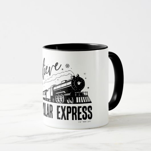 De Polar Express - Geloof |  grafisch Mok (Voorkant rechts)