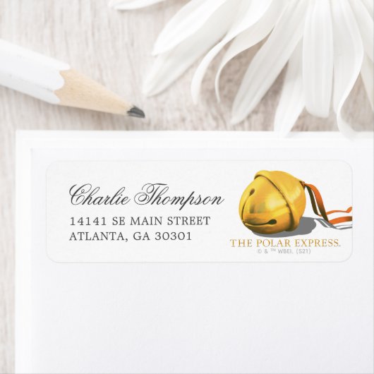 De Polar Express Pajama Slumber Party Etiket (Insitu)