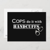 De politie doet het! Funny Cops giften Briefkaart (Voorkant / Achterkant)