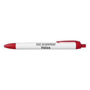 De politie van Grammar Pen