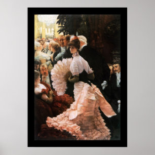De politieke dame van James Tissot Poster