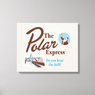 De politsexpressie "Hoor je de bel" Retro Canvas Afdruk