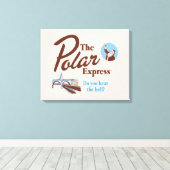 De politsexpressie | "Hoor je de bel" Retro Canvas Afdruk (Insitu (Houten vloer))