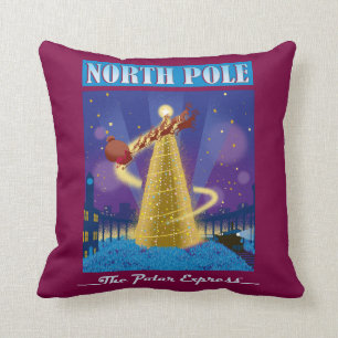 De politsexpressie   Reiskunst Noordpool Kussen