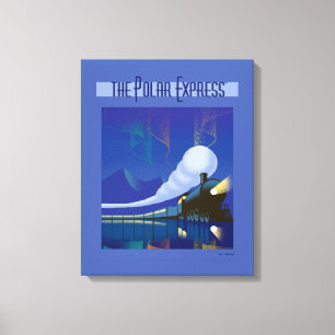 De politsexpressie Reizigersreis voor de noordel Canvas Afdruk