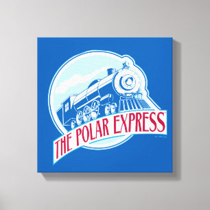 De politsexpressie Treinbadge Canvas Afdruk