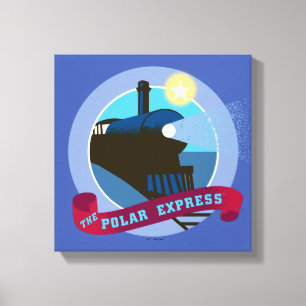 De politsexpressie treinkaart canvas afdruk
