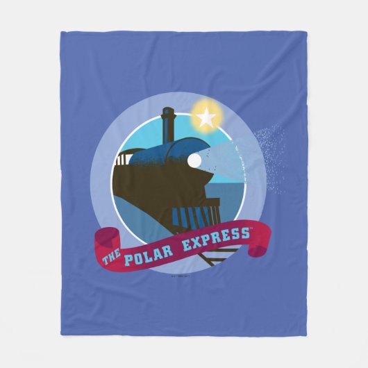 De politsexpressie | treinkaart fleece deken (Voorkant)