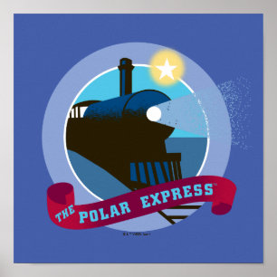 De politsexpressie treinkaart poster