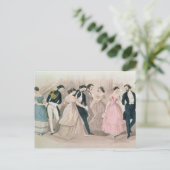 De Polka-Modes, van Godey's Lady Book Briefkaart (Staand voorkant)