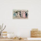 De Polka-Modes, van Godey's Lady Book Poster (Keuken)