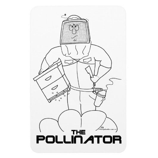 De Pollinator - Flexi-Magnet Magneet (Verticaal)