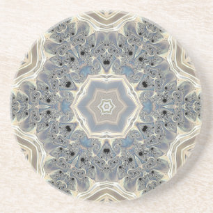 De pols van een Fractal Dream Sandstone Onderzette Zandsteen Onderzetter