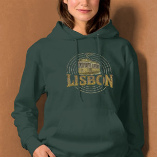 De pols van Lissabon Vrouwen Basic Hooded Sweatshi Hoodie