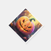 De pompoen, papieren Borden Servet (Hoek)