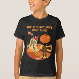 De pompoenkruid moet funny Herfst Dune doorgeven T-shirt