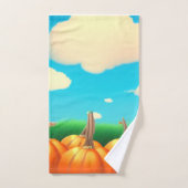 De pompoenpleister bad handdoek (Handdoek)