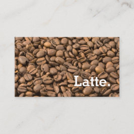 De Ponskaart van Latte van de Loyaliteit Boon van Klantenkaartje