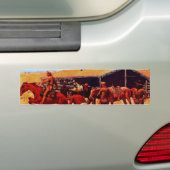 De Pony Express Bumpersticker (Op auto)