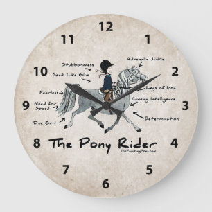 De Pony Rider Grote Klok