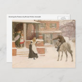 De pooier van Robert Walker Macbeth begroeten Briefkaart (Voorkant / Achterkant)