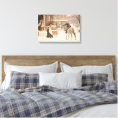 De pooier van Robert Walker Macbeth begroeten Canvas Afdruk (Insitu (Slaapkamer))