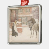 De pooier van Robert Walker Macbeth begroeten Metalen Ornament (Links)