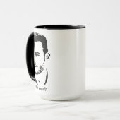 De pool tekenen mok (Voorkant links)